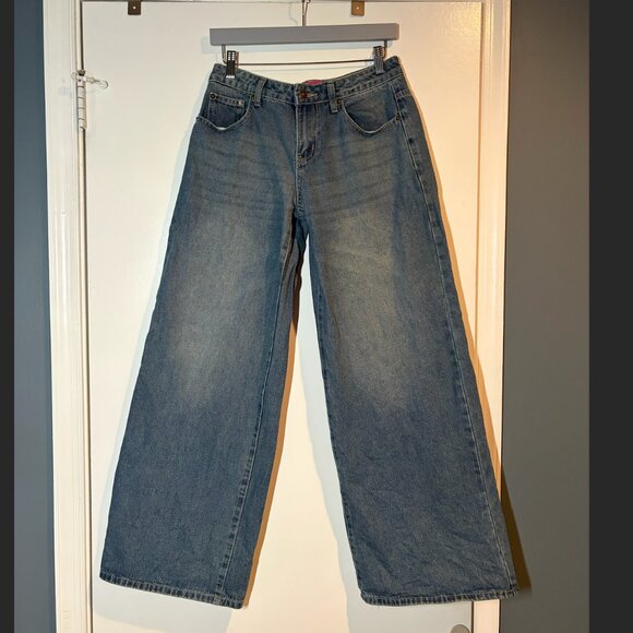 Edikted Vyxen Vintage Washed Low Rise Jeans S - Picture 5 of 6